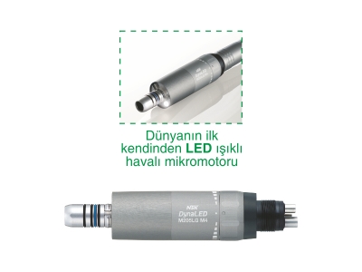 NSK DynaLED M205LG Kendinden LED Işıklı Havalı Mikromotor