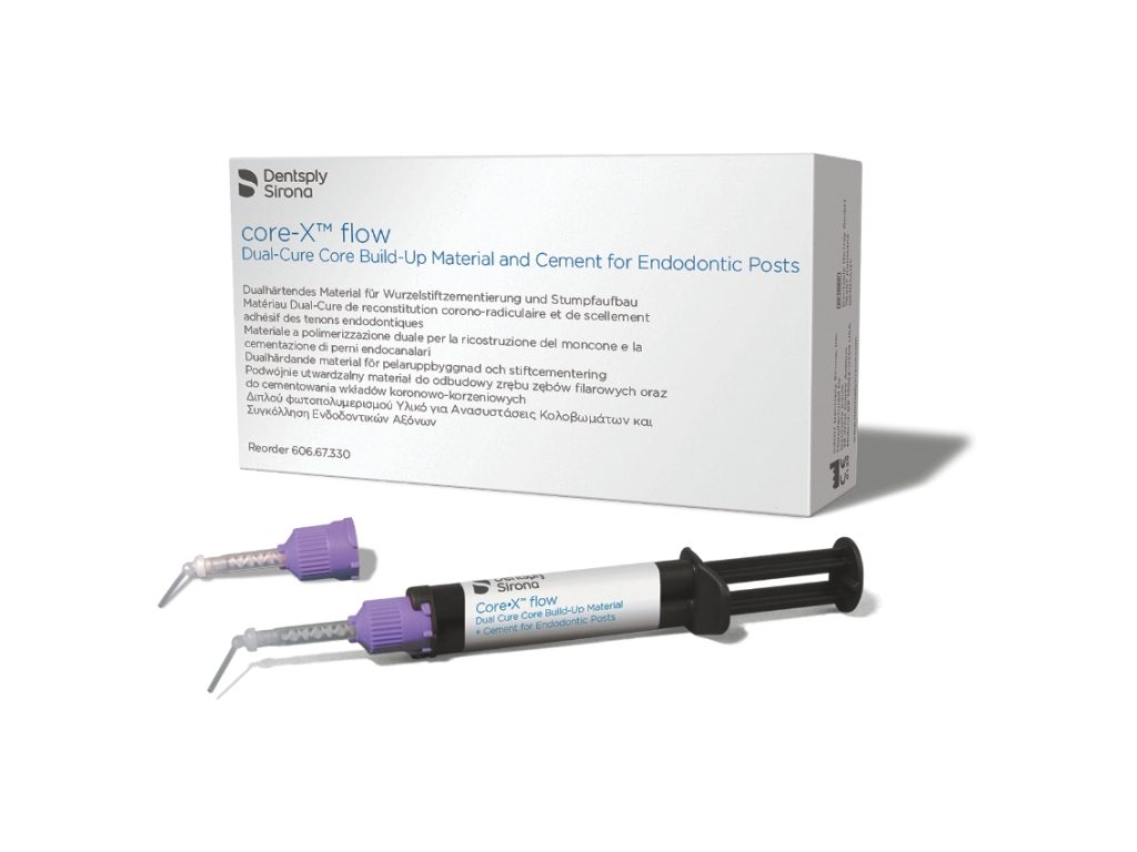 DENTSPLY CORE-X FLOW Dual-Cure Siman ve Build-Up Materyali