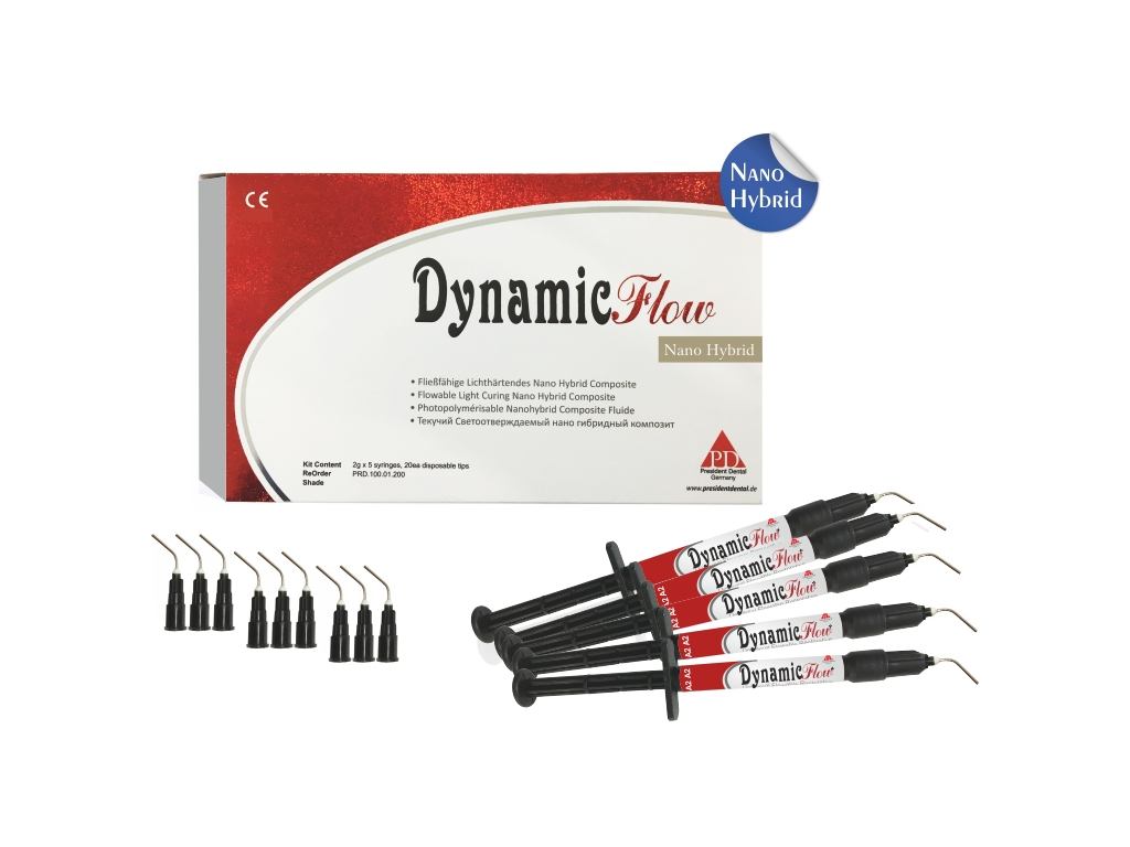 PRESIDENT DENTAL DYNAMIC FLOW Akışkan Kompozit Set
