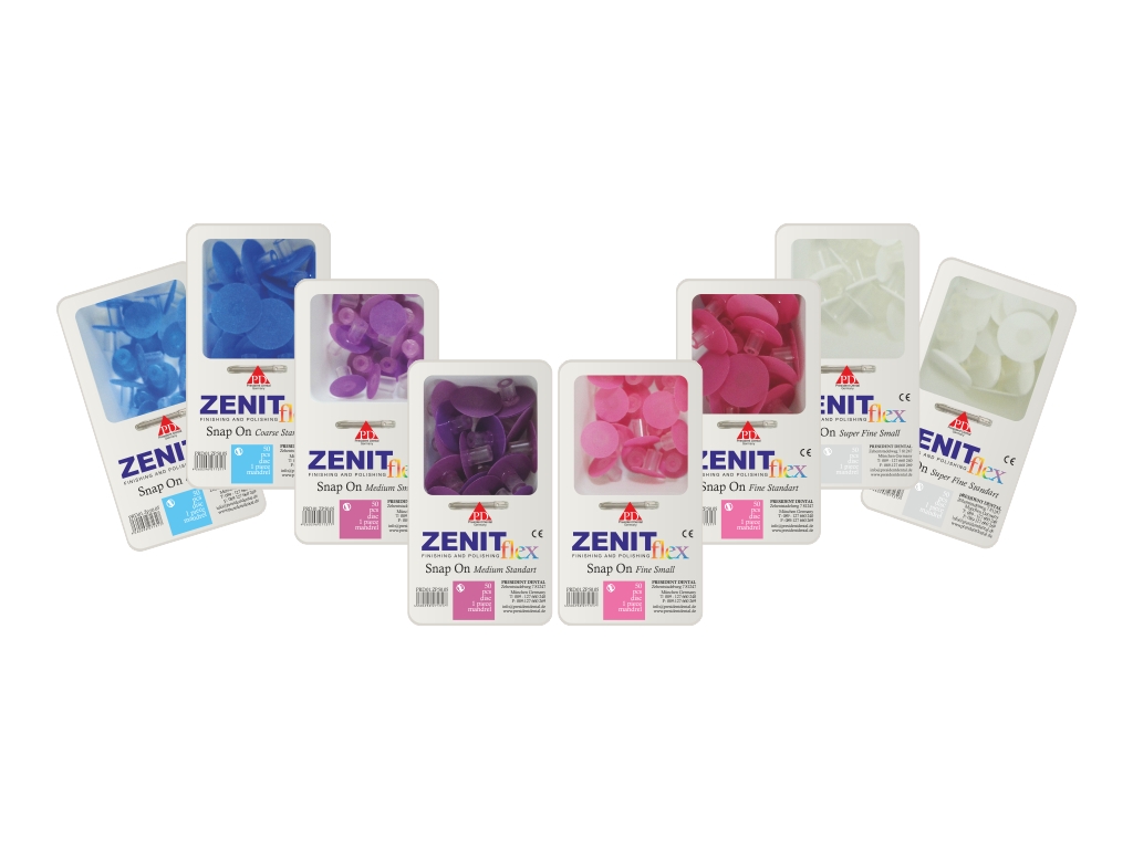 PRESIDENT DENTAL ZENIT FLEX SNAP ON Bitirme ve Polisaj Refill