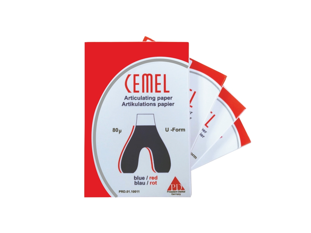 PRESIDENT DENTAL CEMEL "U" FORM Artikülasyon Kağıdı