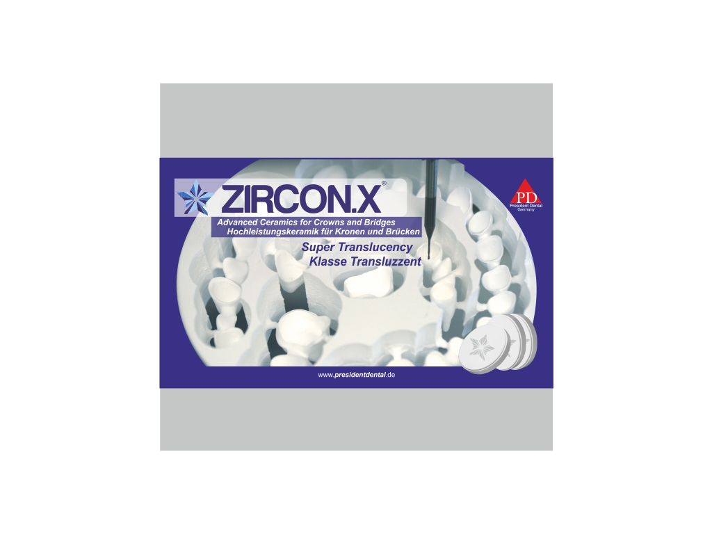 PRESIDENT DENTAL ZIRCON.X Zirkon Blok